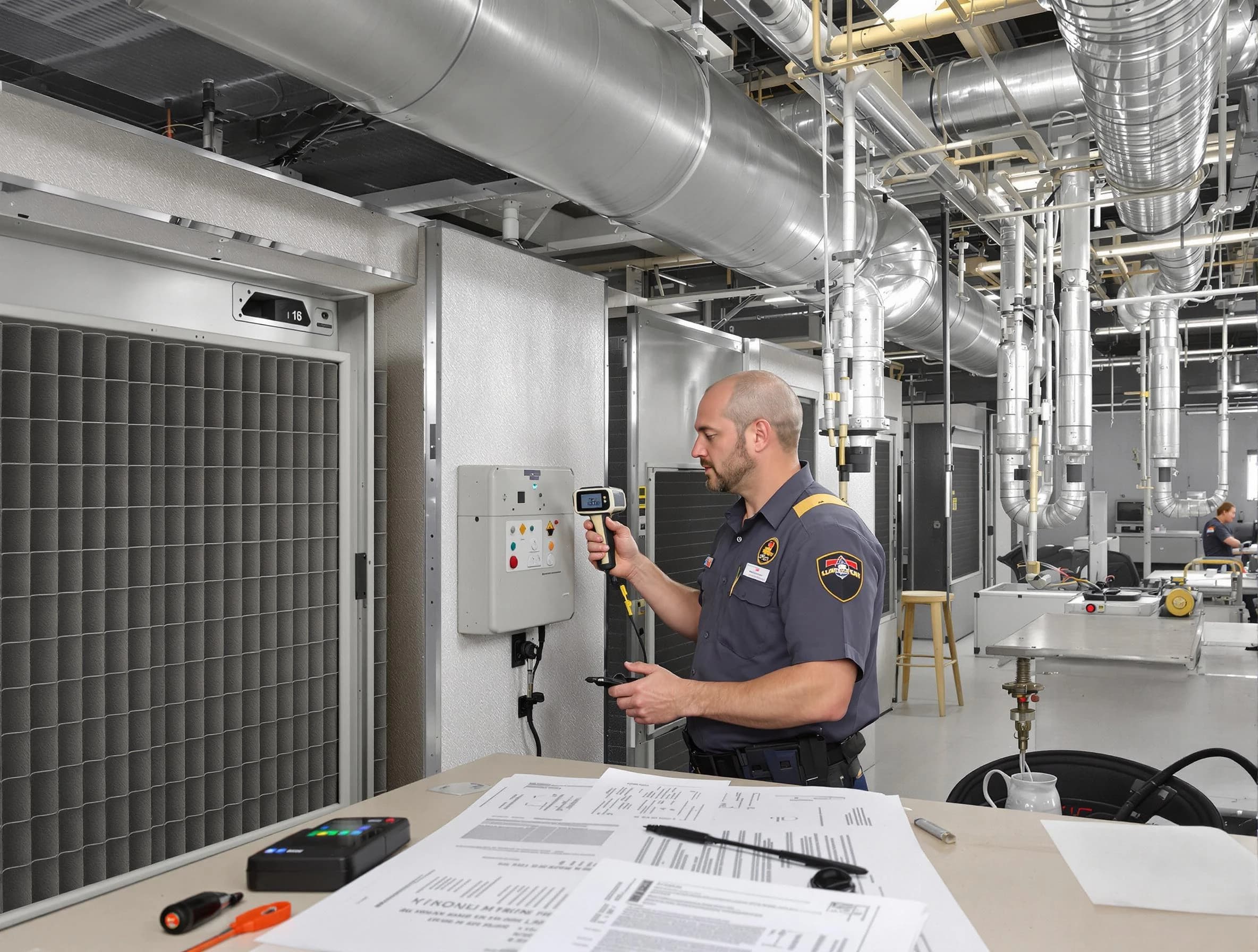 Professional filter system inspection by Doraville Air Duct Cleaning in Doraville