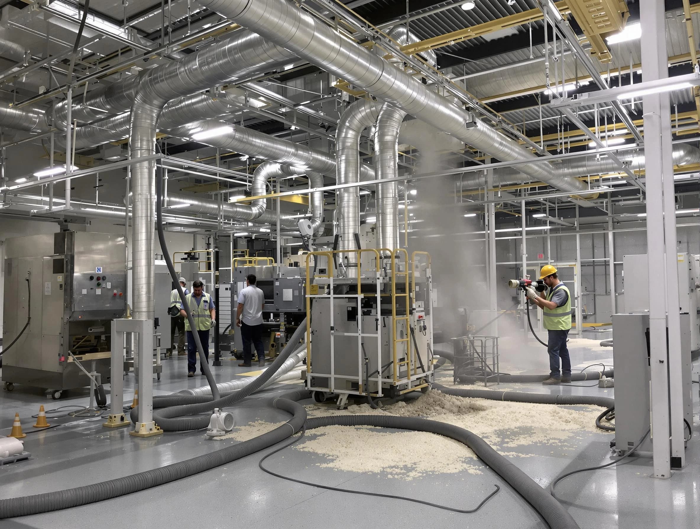 Heavy-duty industrial duct cleaning by Doraville Air Duct Cleaning in Doraville