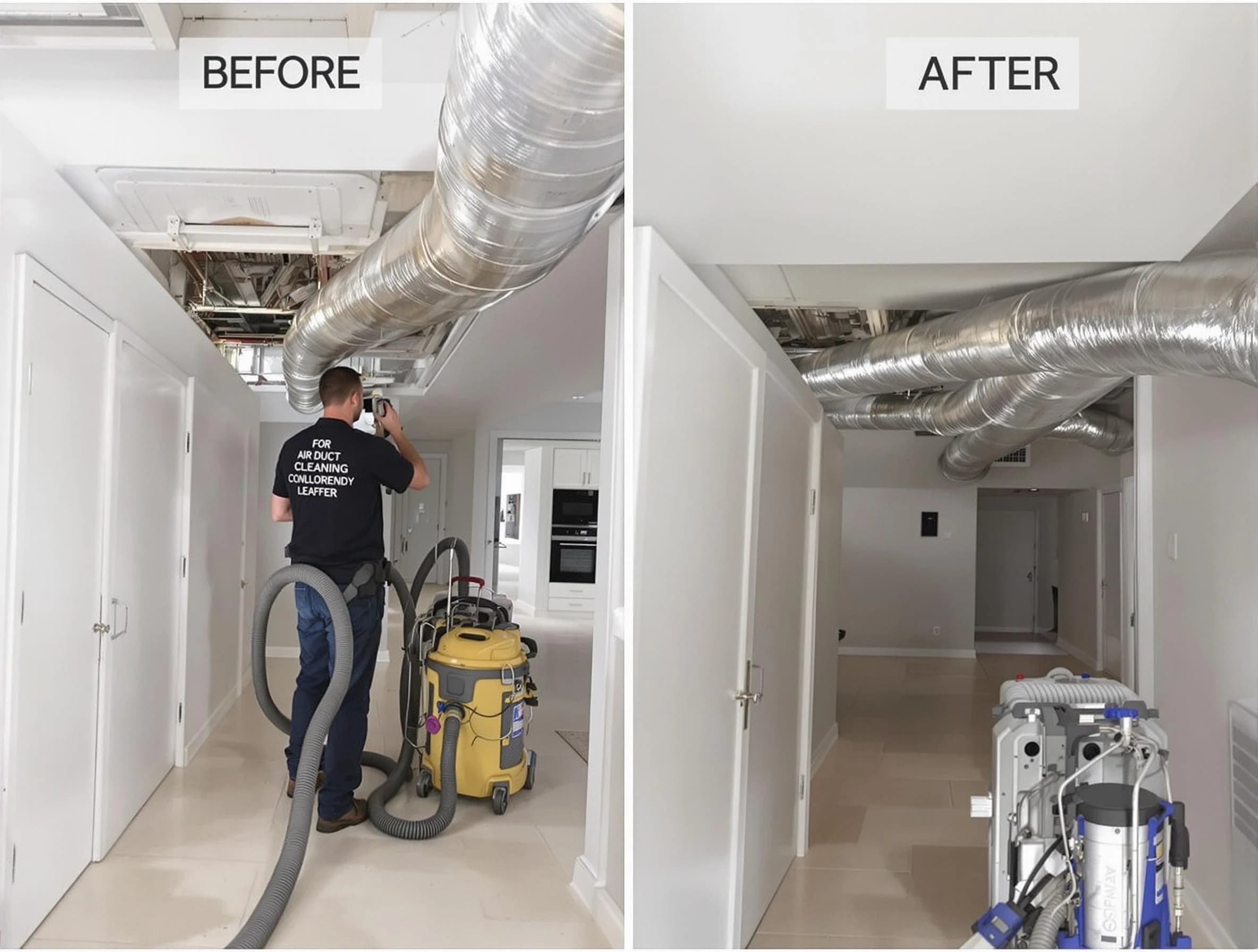 Doraville Air Duct Cleaning professional performing thorough air duct cleaning in Doraville