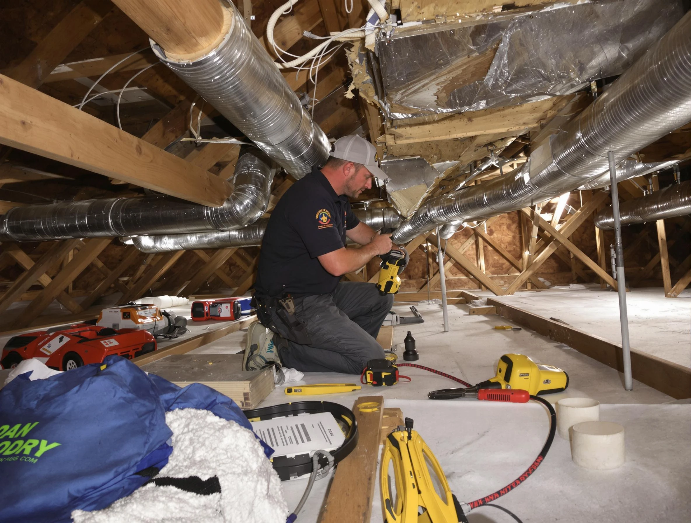 Professional air duct repair by Doraville Air Duct Cleaning in Doraville