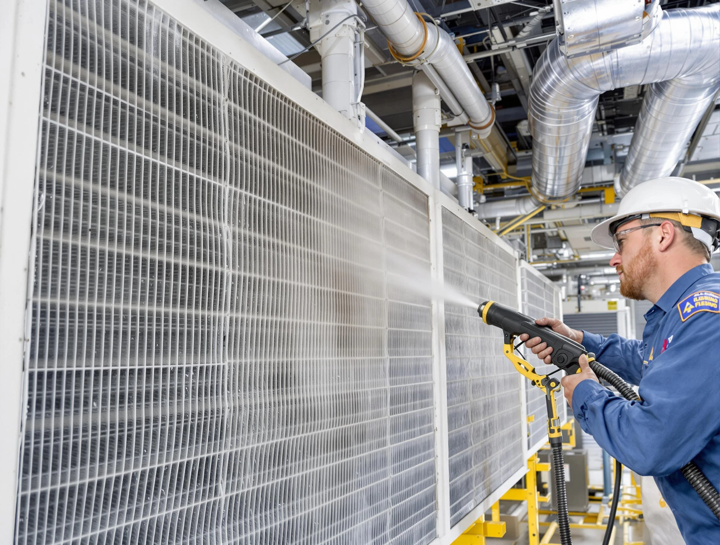 Professional commercial coil cleaning by Doraville Air Duct Cleaning in Doraville