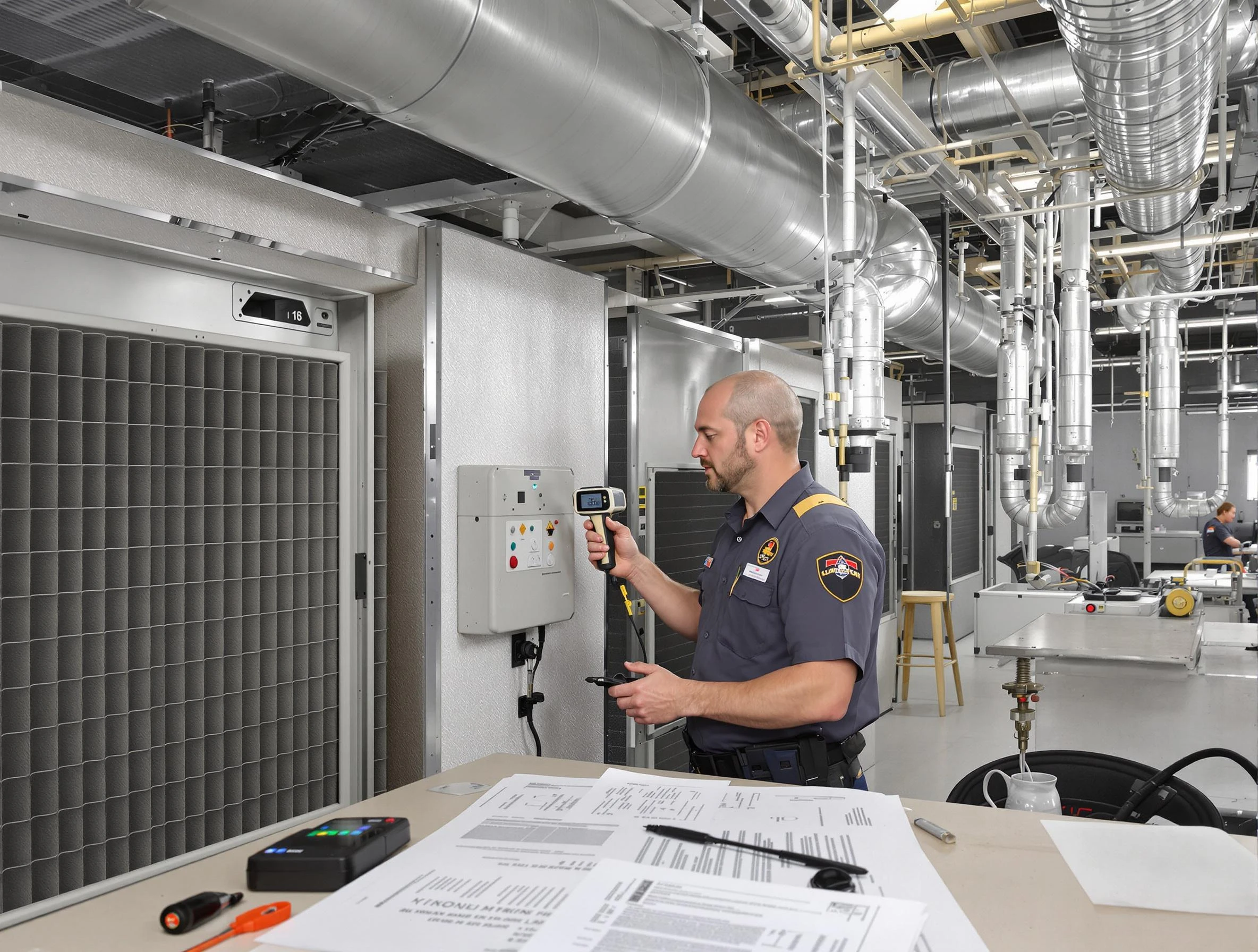 Professional filter system inspection by Doraville Air Duct Cleaning in Doraville